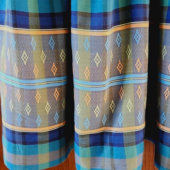 Vintage Junior/Misses border dress - Picture 2 of 7